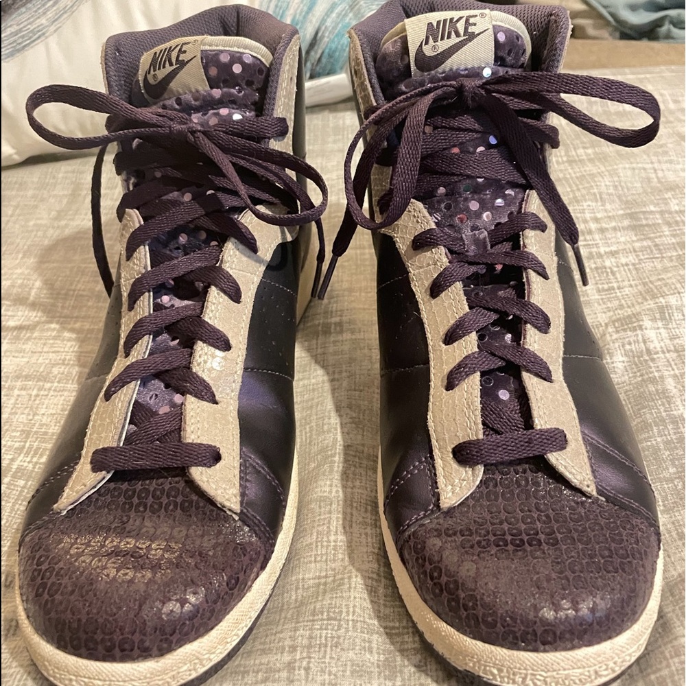 Nike Recognition High Abyss-Sail Purple High Tops